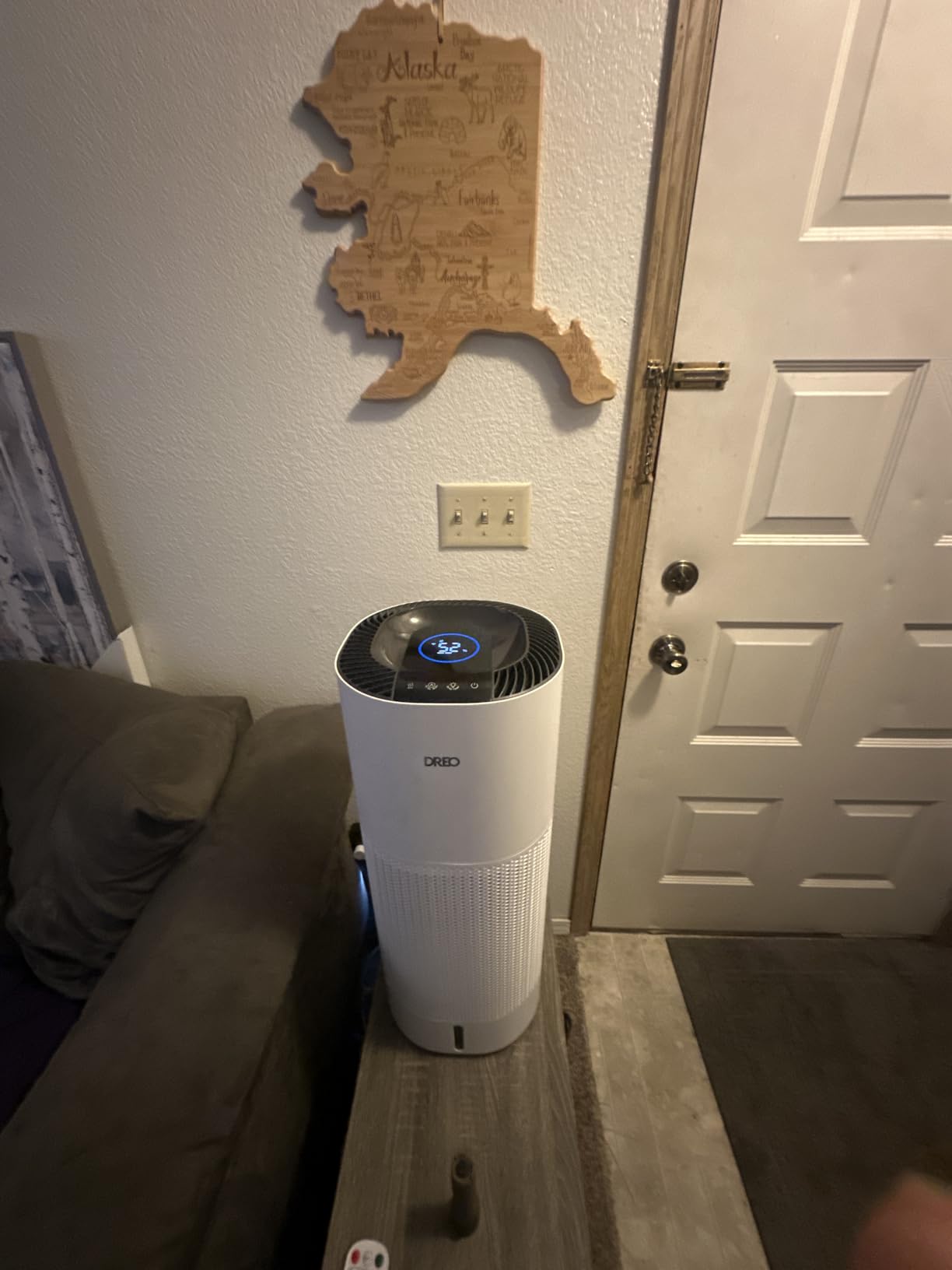 DREO Smart Evaporative Humidifier Large Room up to 1000ft, 800ml/h High Output Air Humidifiers for Bedroom, 10L, 50H Long Runtime with Precise Humidification for Plants, Home, Office, White, HHM774S customer photo 1