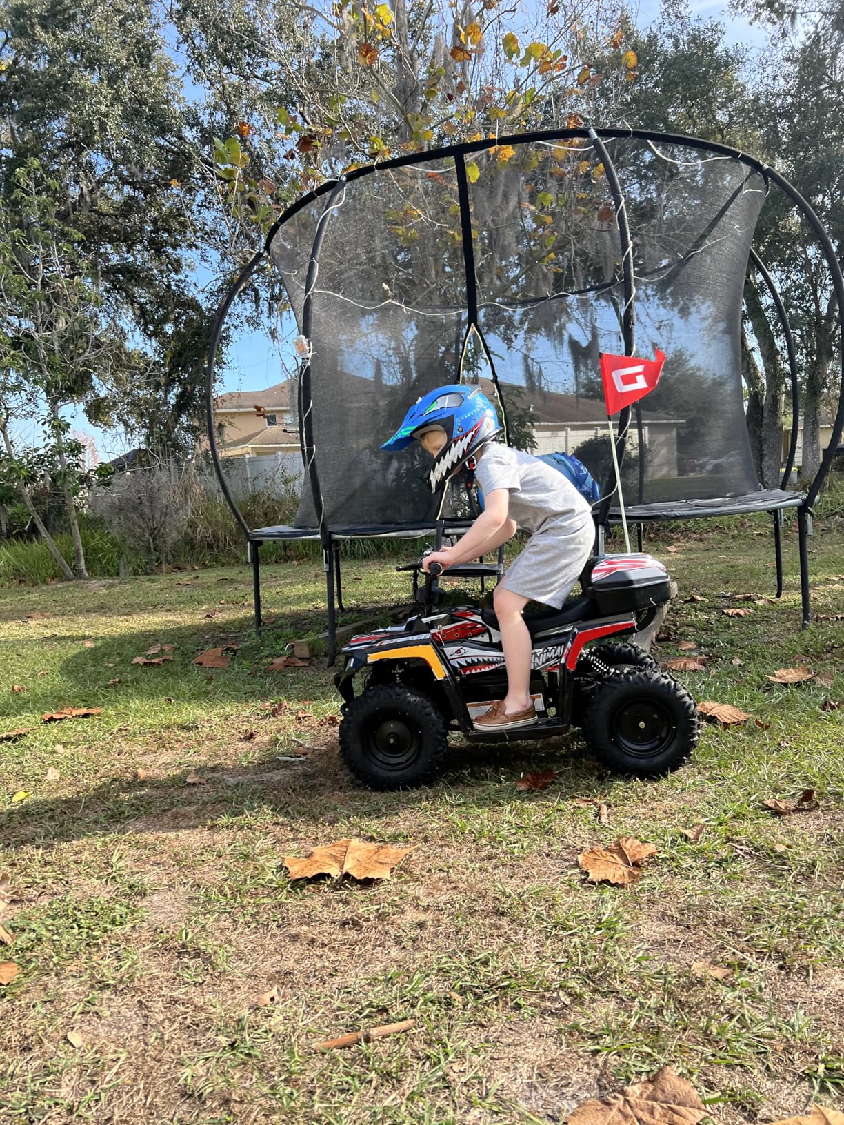 Droyd Animal Kids ATV for Ages 6+, 165 lb Capacity, 36V Electric 4 Wheeler with 500W Brushless Motor, LFP Battery, Dual Speed 10-15 MPH, Dual Suspension Disc Brake Quad Bike with Storage Case customer photo 2
