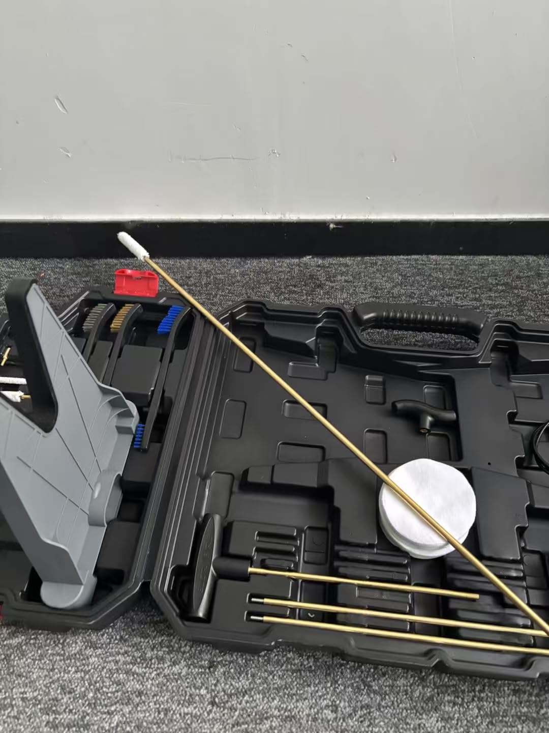 GLORYFIRE Elite Gun Cleaning Kit Universal Gun Cleaner for Shotgun, Pistol with Plastic Gun Holder, Reinforced and Lengthened Rods and Steel Wire customer photo 1
