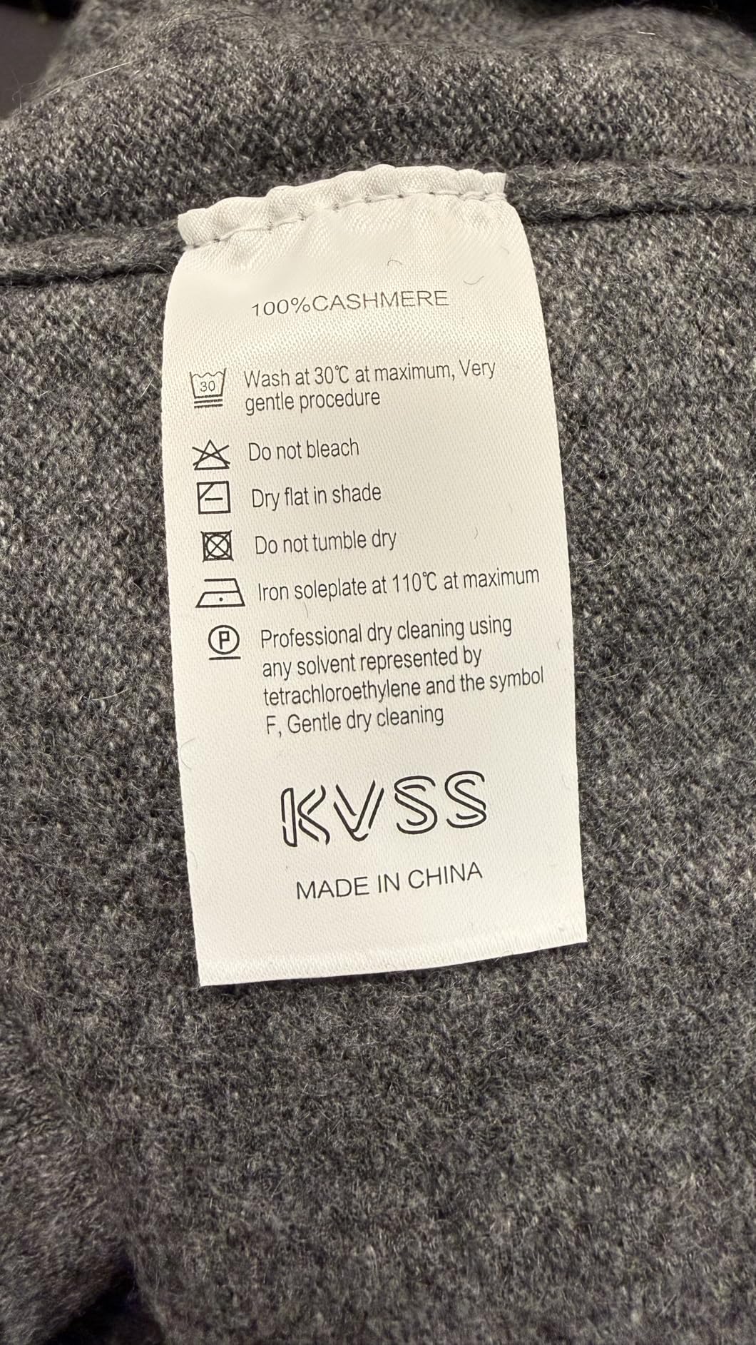 KVSS Men's Machine Washable 100% Pure Cashmere V-Neck Cardigan, Button Down Sweater for Mens customer photo 4