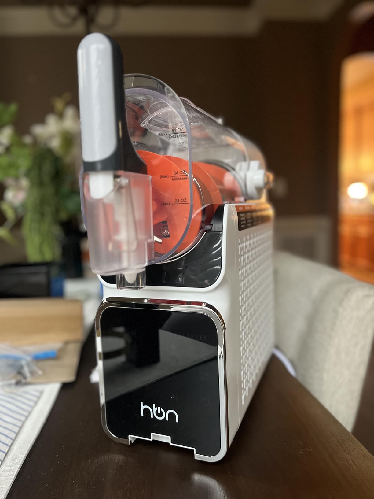 HBN Slushie Machine for Home No Ice Needed, Slushy Machine Frozen Drink Maker 88oz, Self-Cleaning, 6 Presets for Margaritas, Cocktails, Milkshakes and More, Perfect for Family Gathering, Summer Party customer photo 1