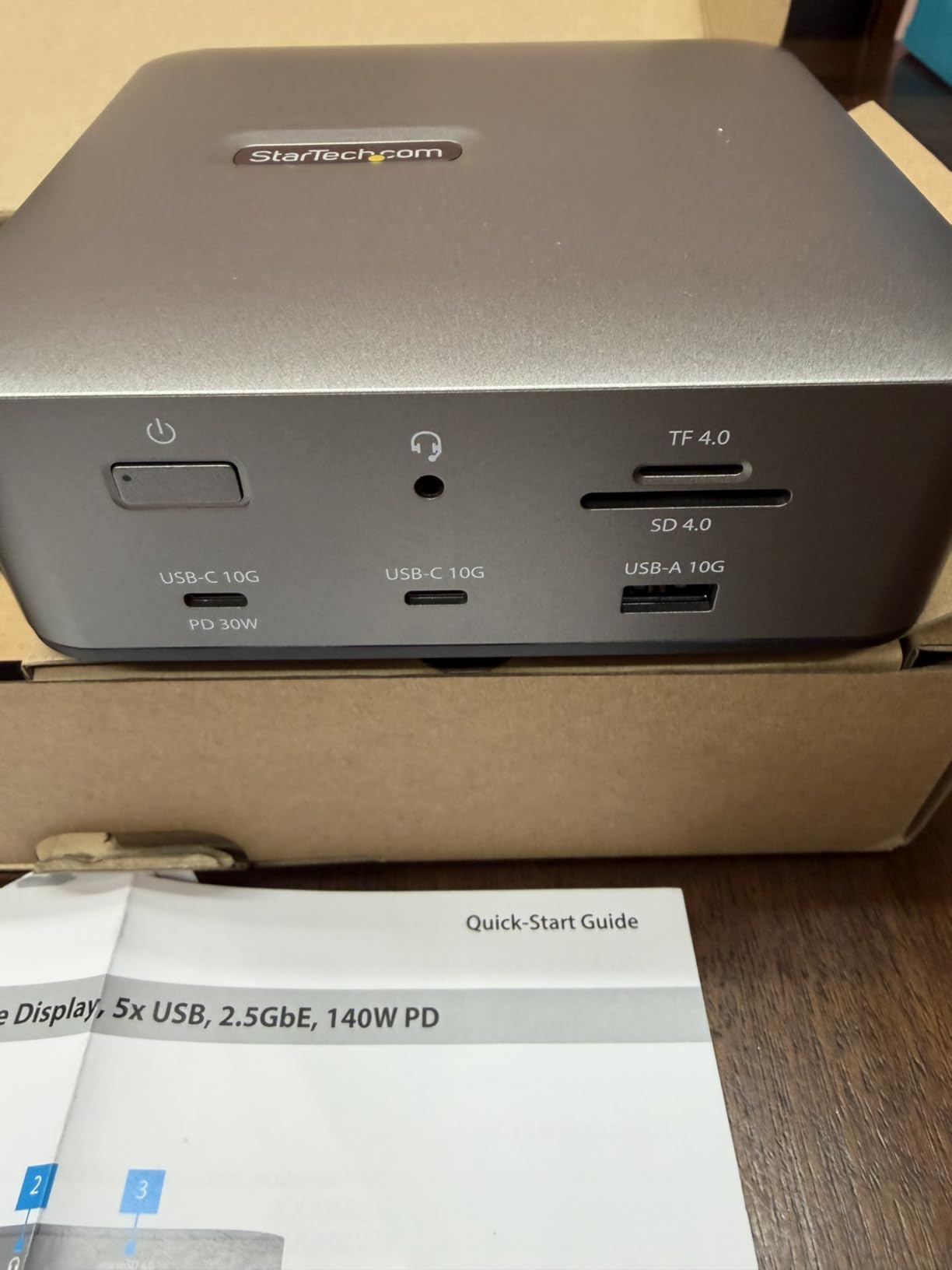 StarTech Thunderbolt 5 Dock, Dual 8K 60Hz, Triple 4K for Windows, Up to Dual 6K 60Hz for Mac - TB5 & USB4 Docking Station with 120Gbps max Transfer, 140W PD, 30W Phone, USB 10Gbps customer photo 2