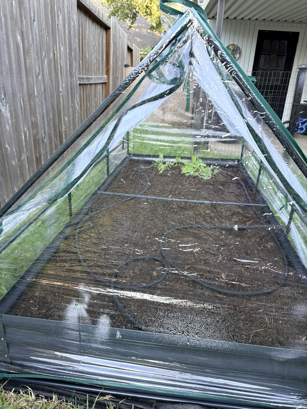 Quictent Raised Garden Bed Galvanized Raised Beds for Gardening Vegetables with Cover 8x4x2ft Metal Planter Box Outdoor Use - Green customer photo 2