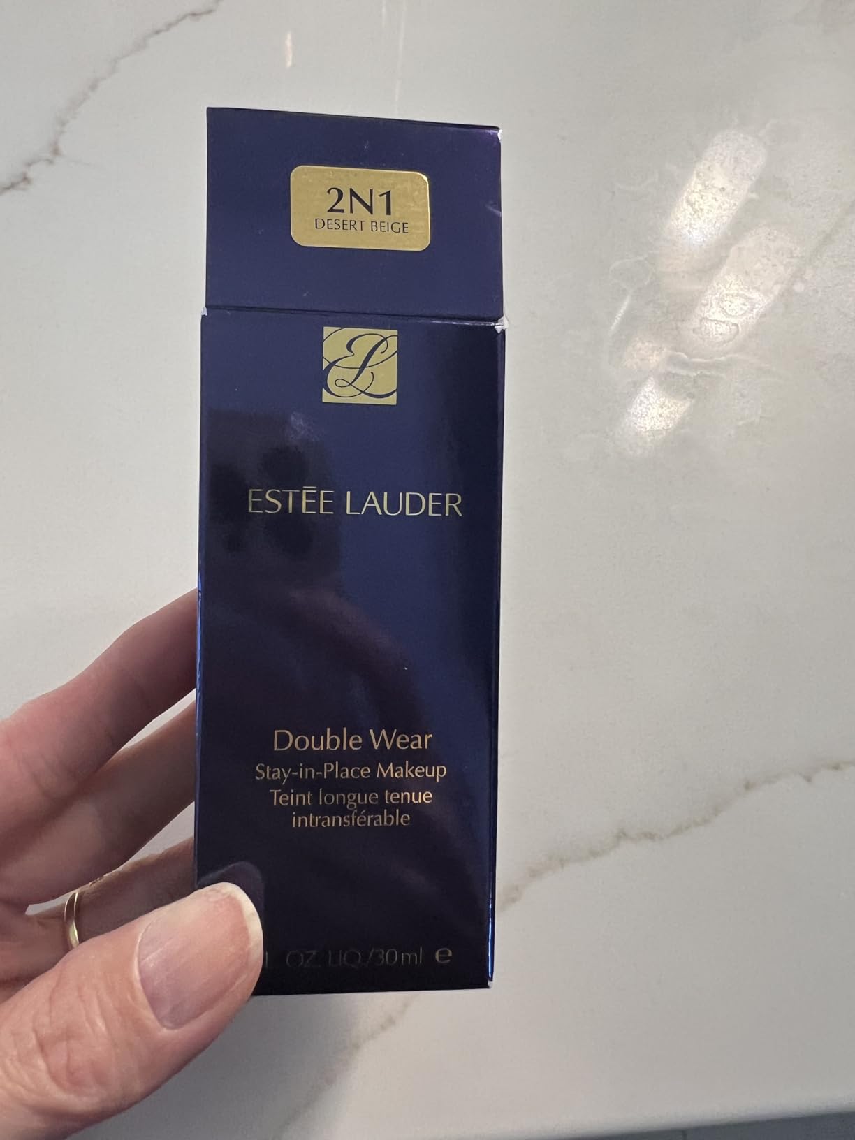 Estée Lauder Double Wear Stay-in-Place Foundation Makeup | Long-Wear Matte Foundation, 1 Fl Oz customer photo 2