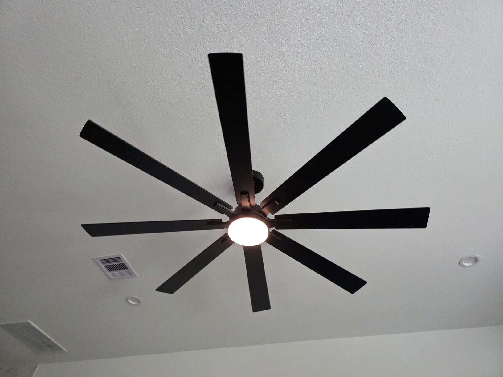Fanbulous 72 Inch Ceiling Fans with Lights and Remote, Dual-Sided Reversible Blades for Versatile Decor, Quiet DC Motor, Wide-Angle Customized Brightness & 3CCT, Damp Rated for Indoor/Outdoor Use customer photo 2