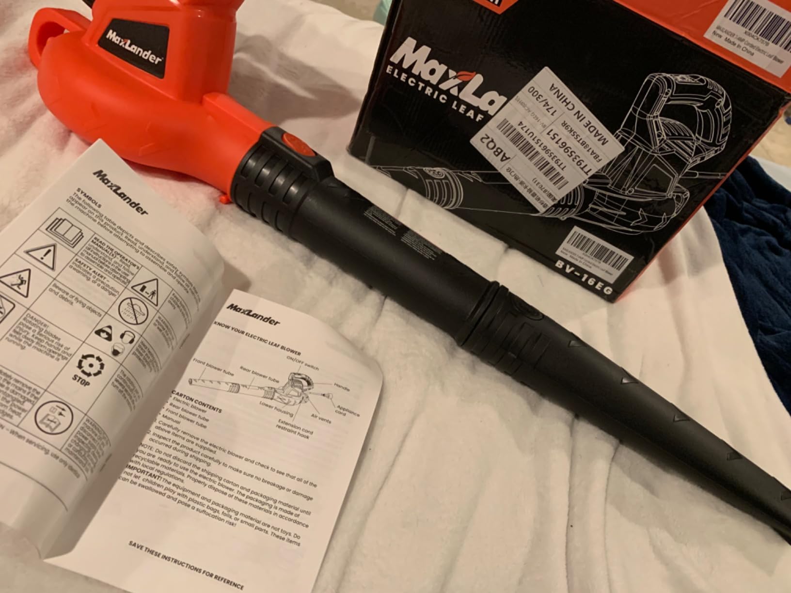 MAXLANDER Cordless Leaf Blower & Vacuum with Bag, 3-in-1 Brushless Battery Powered Leaf Vacuum Mulcher 40V 170MPH 360CFM 5 Speeds, 2x4.0Ah Battery & Charger Included customer photo 2