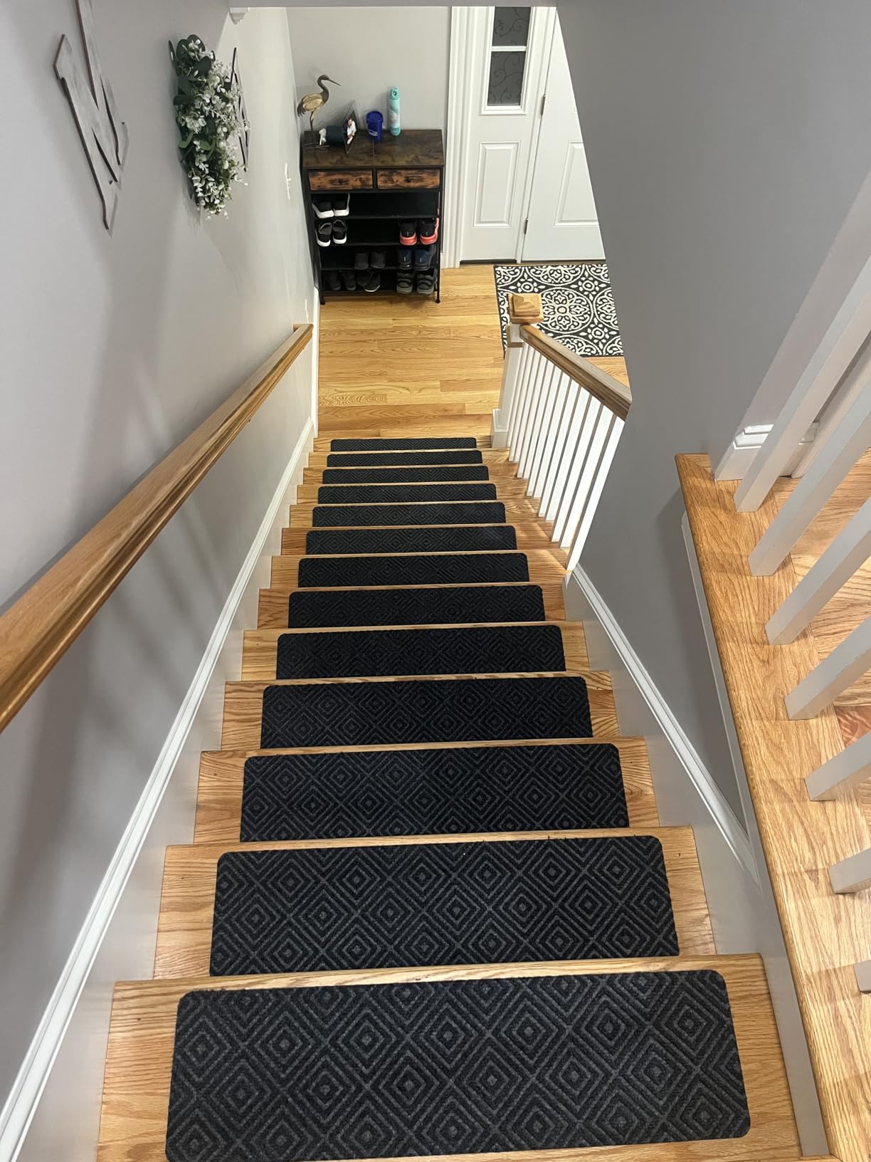 BAGAIL 15 Pack Non-Slip Stair Treads for Wooden Steps, 8