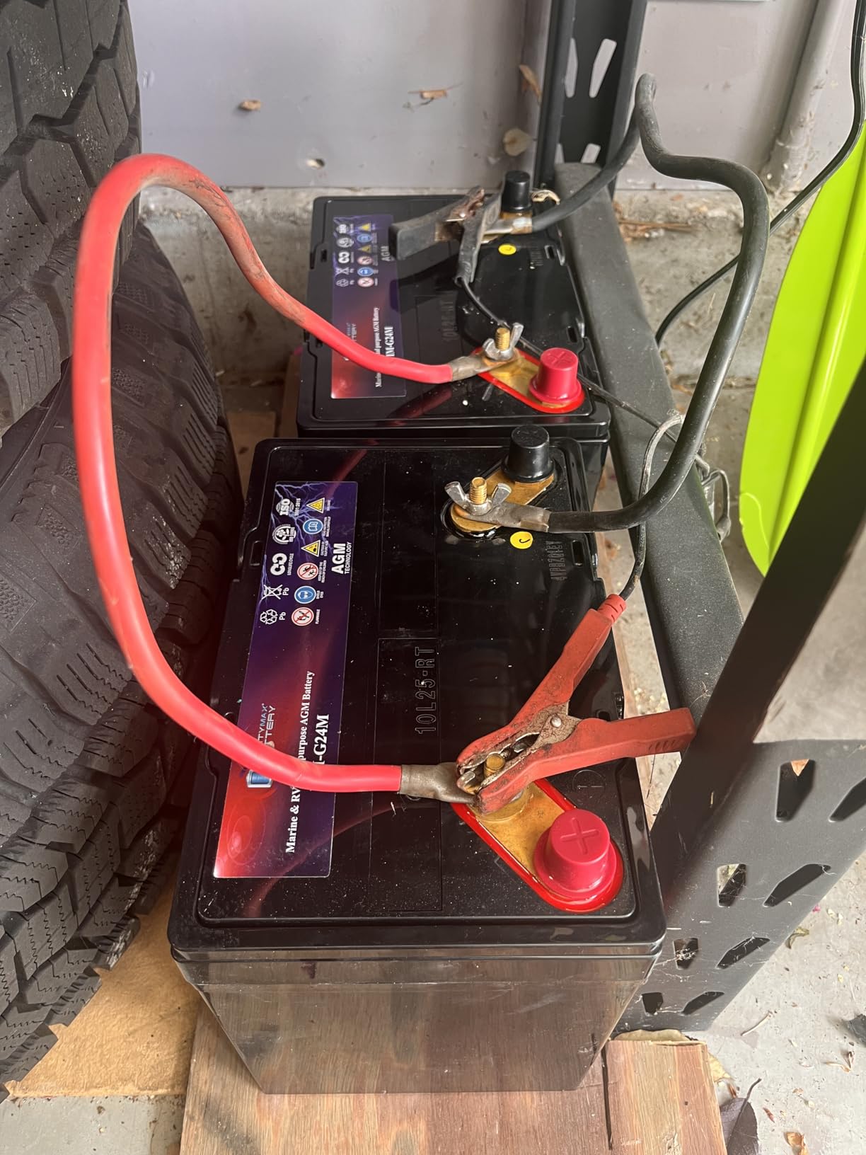 Mighty Max Battery MM-G31M, 12V 110Ah, Group Size 31M Deep-Cycle Marine AGM, Dual-Purpose Starting & Deep Discharge, 825 CCA, 1000 MCA, 240 RC, Spill-Proof Maintenance-Free Battery customer photo 1