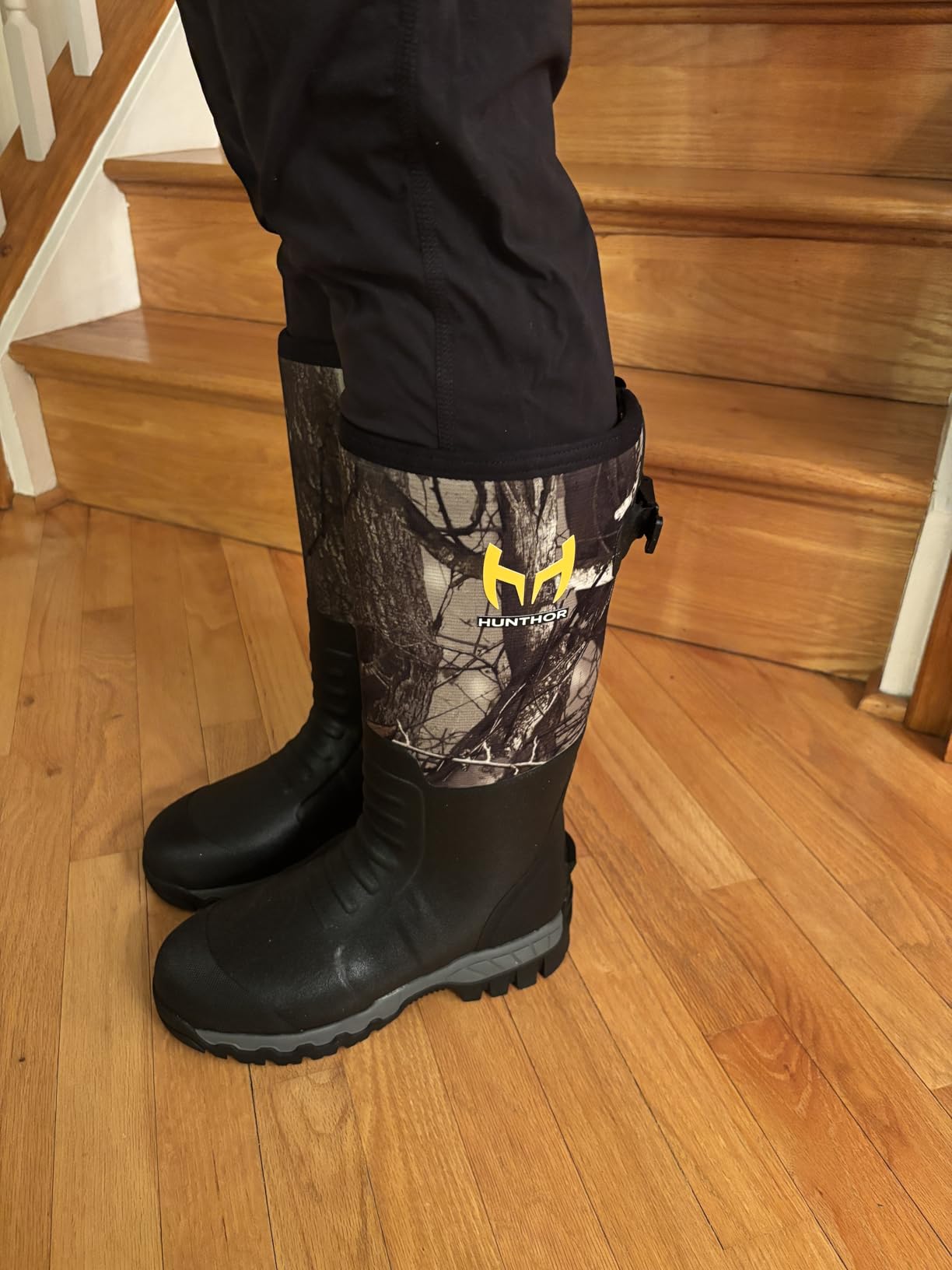 Snake Boots for Men Waterproof, 6mm Neoprene Insulated Rubber Hunting Boots for Farm Work, Fishing and Wet Terrain customer photo 1