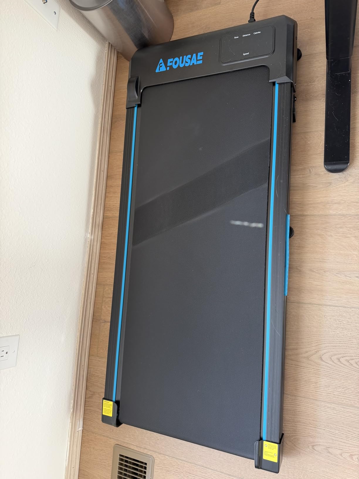 Walking Pad Treadmill, 6.2MPH Under Desk Walking Pad with 10% Incline, Treadmills for Home with Double Frame, 2.75HP Brushless Drive, 12 HIIT Programs, Remote Control, 350LBS Capacity customer photo 1