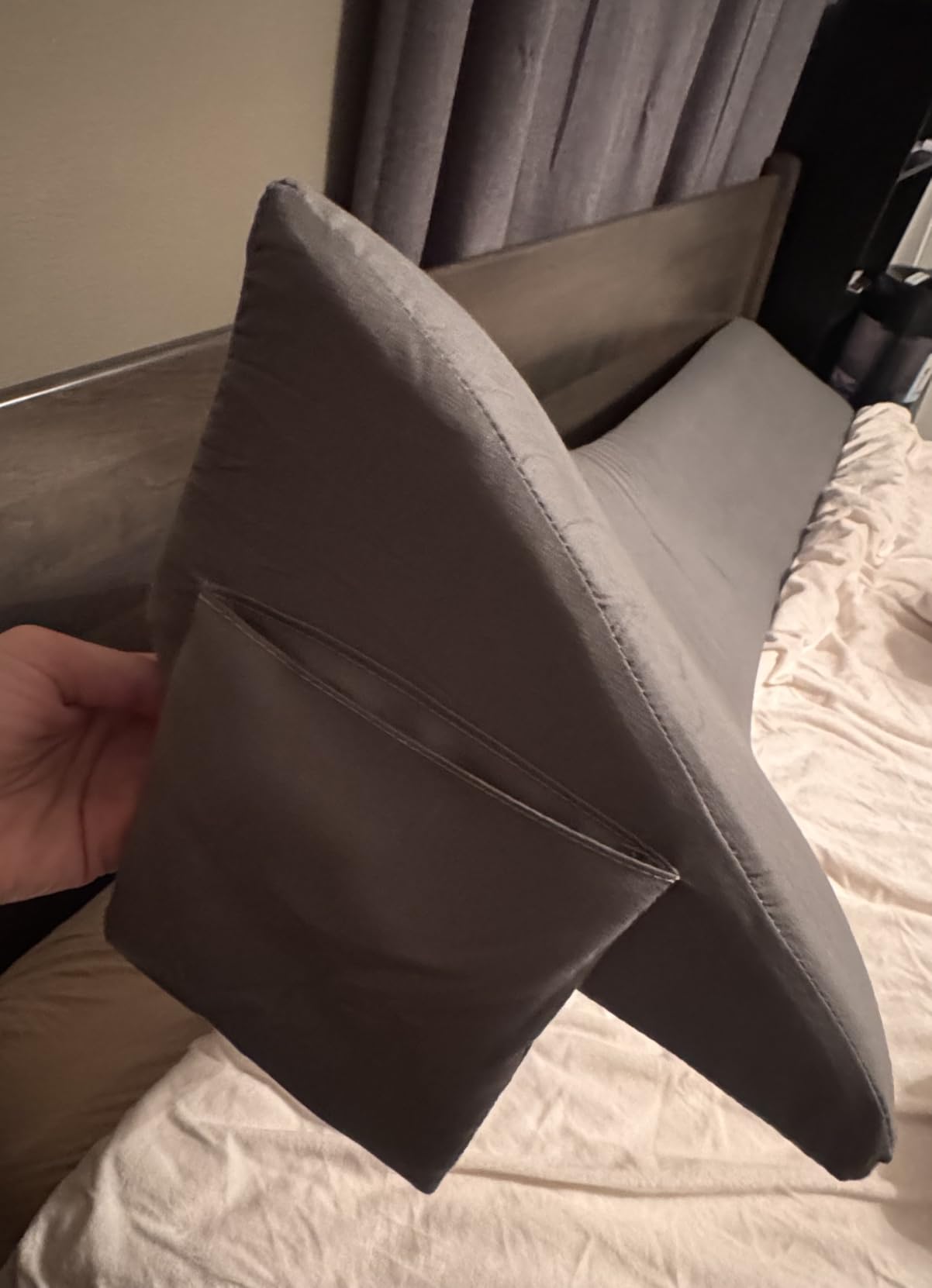 Vekkia Knee Pillow for Back Sleeping, 7