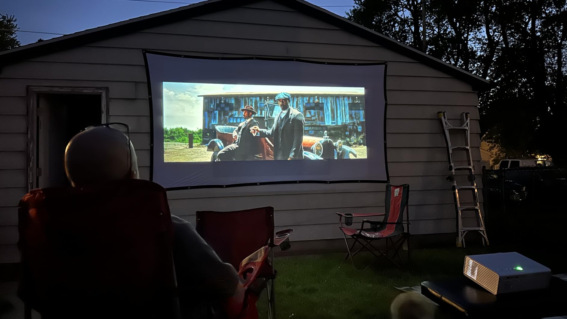 4K Projector with Built-in Apps, 1500 ANSI Auto Focus & 6D Keystone Dolby Audio Kogata Smart Projector with WiFi 6 Bluetooth Outdoor Movie Projector for Home Theater HDR10+ customer photo 1