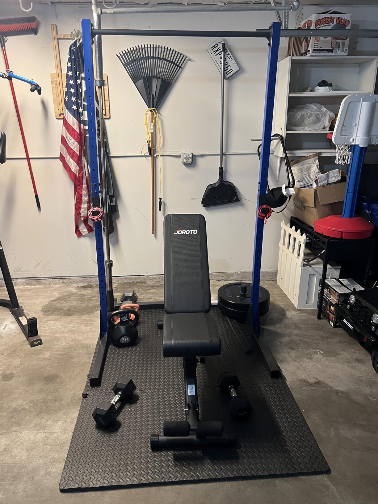 Adjustable Weight Bench - 1300LBS Heavy Duty Workout Bench for Strength Training, Decline/Flat/Incline Bench Press with 34