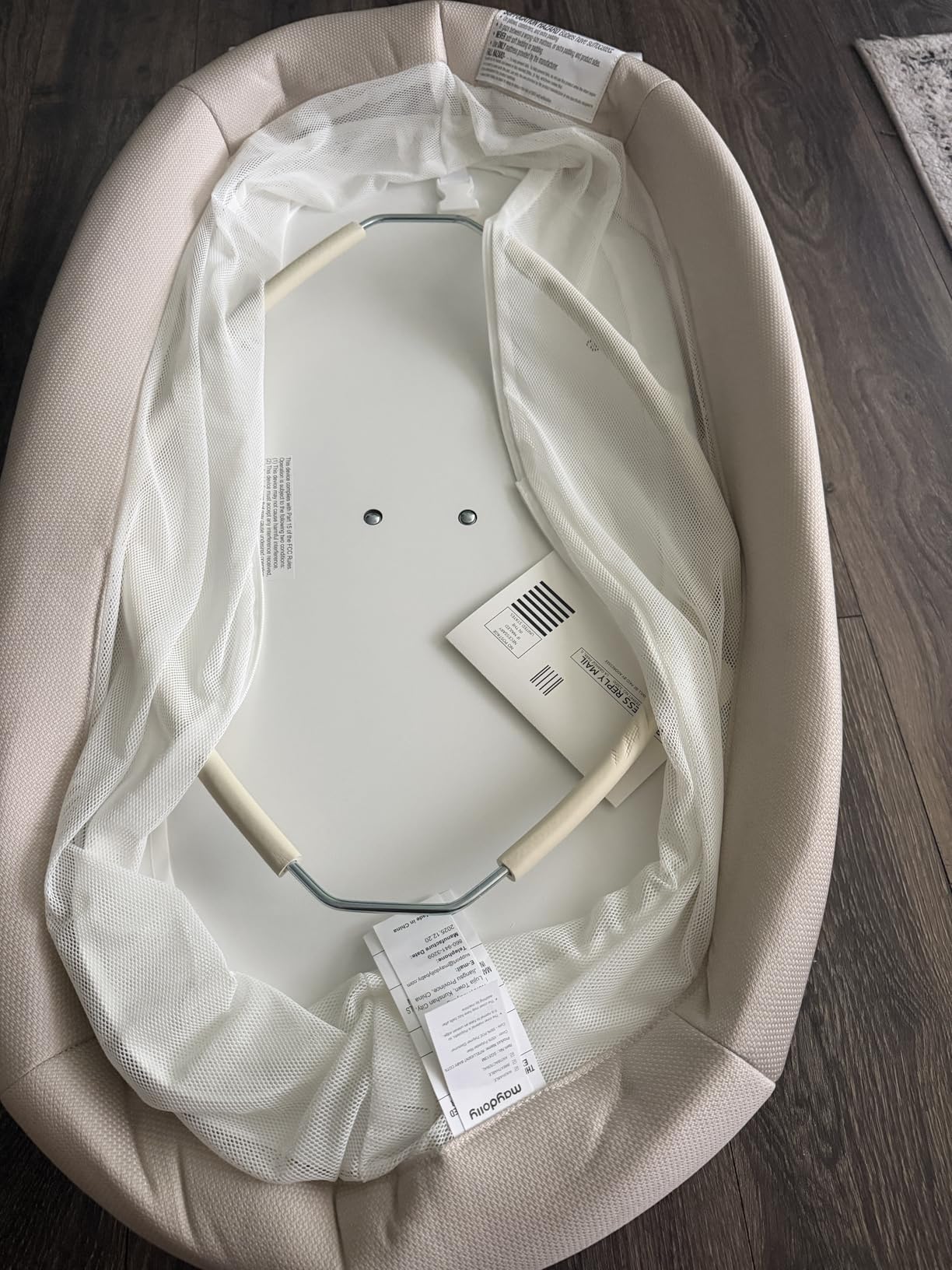 Maydolly Smart Soothing Baby Bassinet - Smart Newborn Bassinet with Cry Detection that Automatically Responds customer photo 2