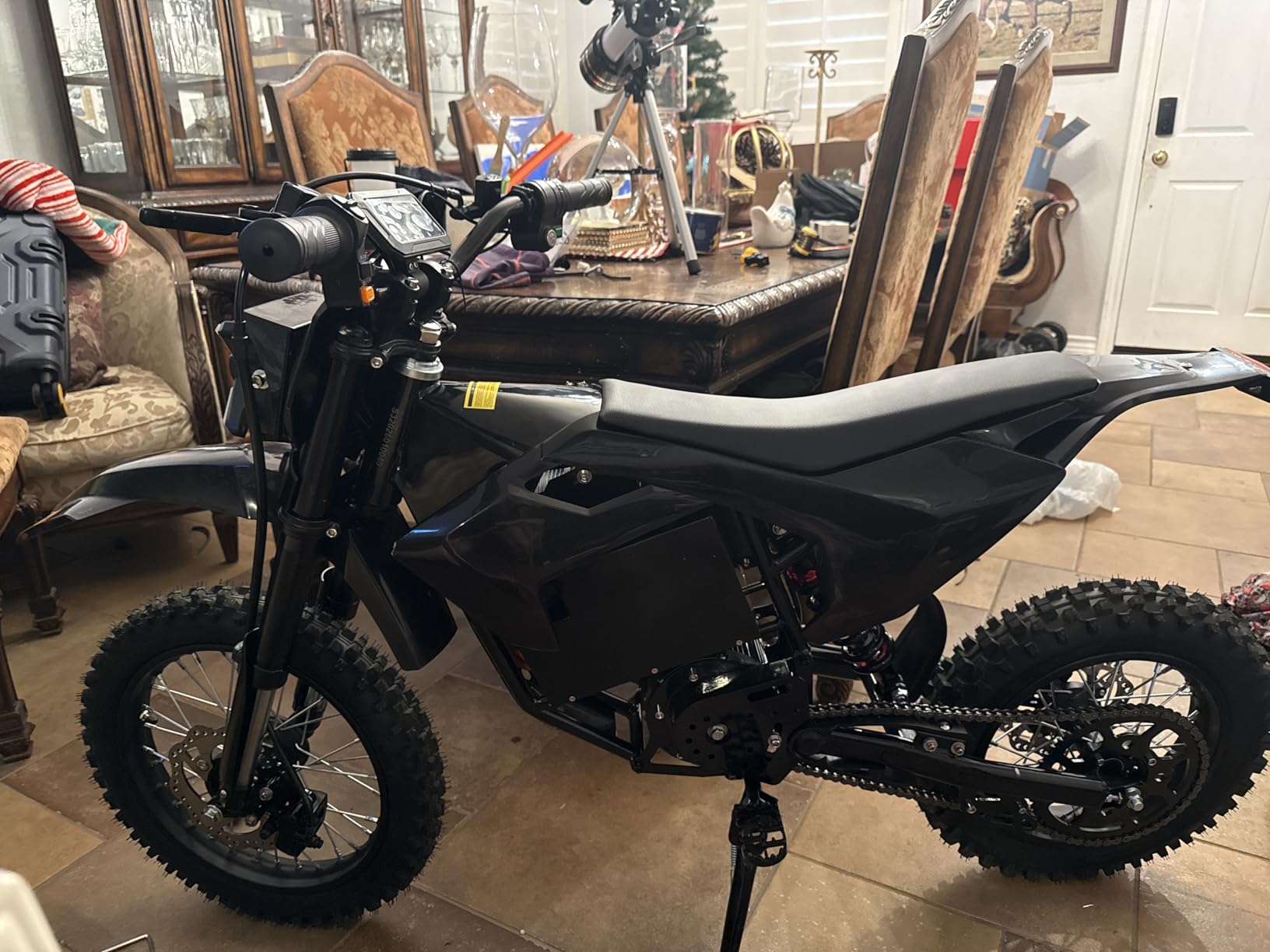 LIFEMAGIC Electric Dirt Bike for Adults, 3600W Motor 50MPH Top Speed, Off-Road Motorcycle with High-Capacity Integrated Battery, 60V 28.8Ah, Hydraulic Brakes & Full Suspension customer photo 1