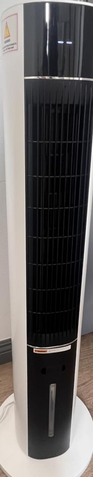 Portable Evaporative Air Cooler, 3-in-1 Cooling Fans that Blow Cold Air With 3L Water Tank, 38'' Tower Fan for Bedroom, Office with 3 Speeds, 12H Timer, Oscillation, 2 Ice Packs customer photo 2