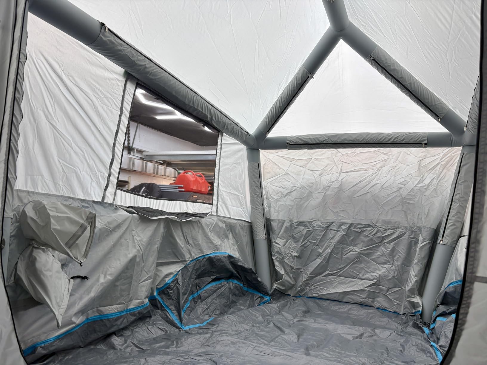 Truck Bed Tent 5.5ft-8ft Easy Set up Inflatable Pickup Truck Tent with Pump for Camping PU 3000mm Waterproof Dual-use Pickup Tent or Camping Tent for 2 Person Double Layer Mesh Window & Door customer photo 1
