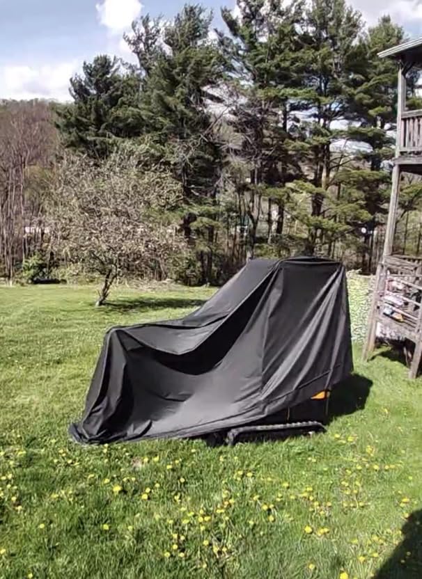 Zettum Tractor Cover - 600D Tractor Upper Body Cover, Waterproof Compact Tractor Operator & Hood Covers, Outdoor Protection for Seat & Controls, Compatible with John Deere, Kubota, Mahindra and More customer photo 2