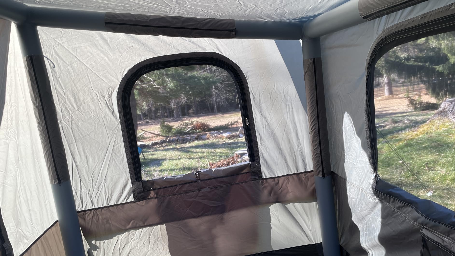 Inflatable Truck Bed Tent with Detachable Zippered Awning, Pickup Truck Tent for 5.5ft-8ft Bed, 2 Mins Fast Setup Blow Up Tent for Truck, PU3000 Waterproof Truck Tent for Camping customer photo 2