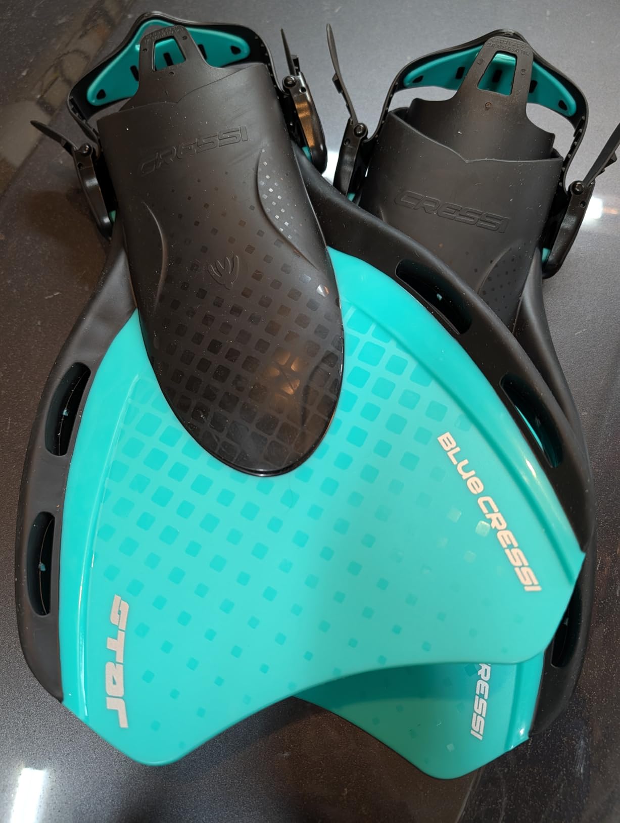 Cressi Star Short Adjustable Open Heel Fins - Light for Travel, Robust and Durable Design customer photo 1