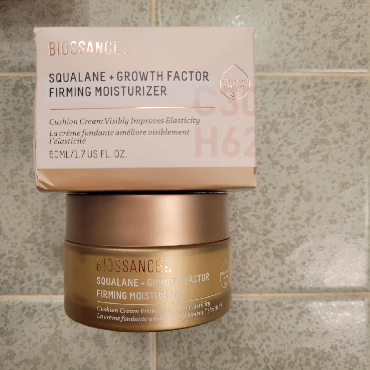 BIOSSANCE Anti Aging Face Moisturizer with Growth Factor, Peptides & Vegan Collagen - Firming Face and Neck Cream for Wrinkles, Fine Lines - Squalane Peptide Collagen Moisturizer for Aging Skin 50ml customer photo 1