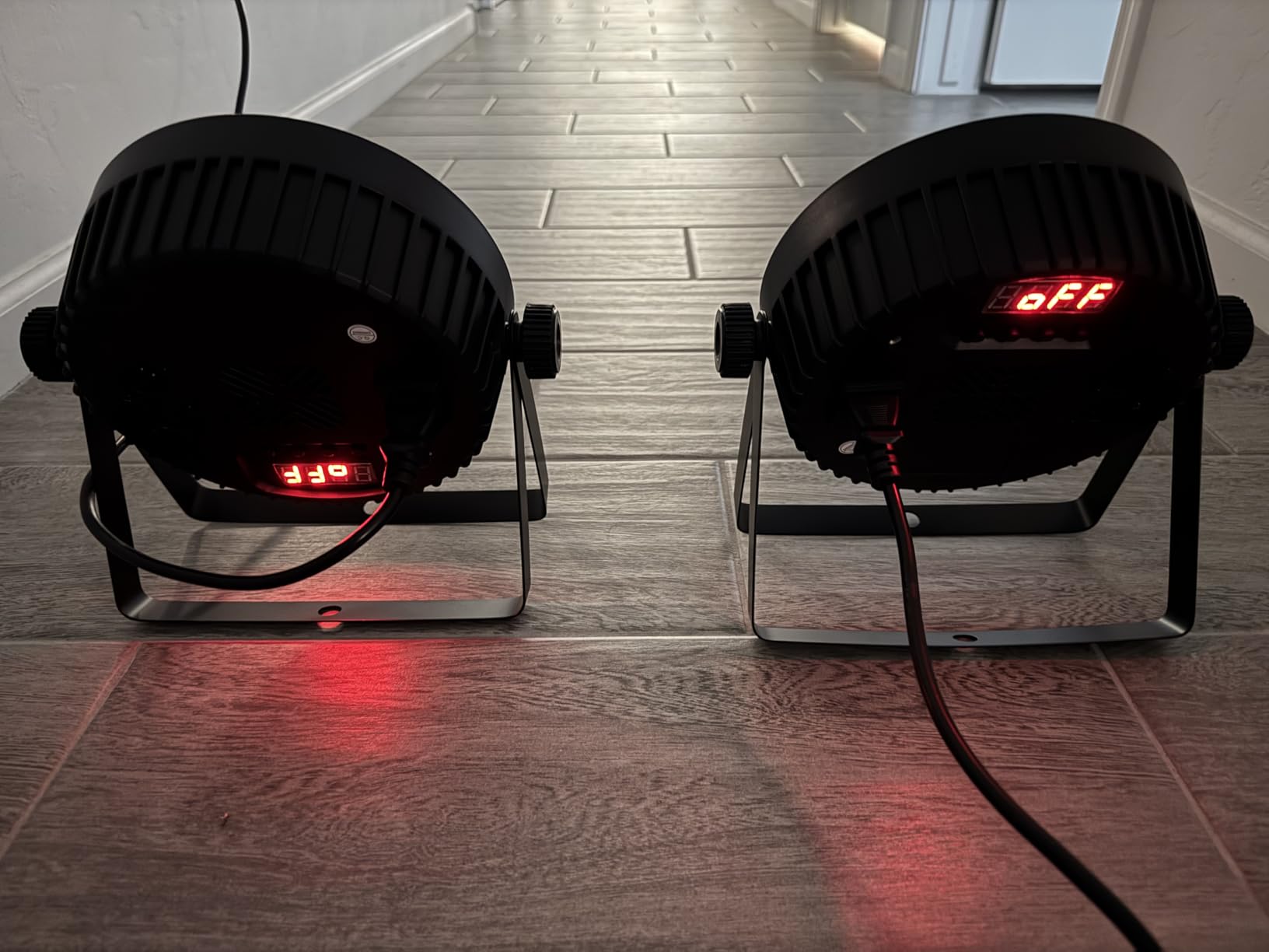 LED Stage Par Lights: 2Pack 100W Dual-Effect 10 Ring LED Surrounded 14 RGBW Par Can - Dimmable Sound Activated - Remote & DMX Control - Uplights for Wedding Party Club Bands Stage Lighting customer photo 2