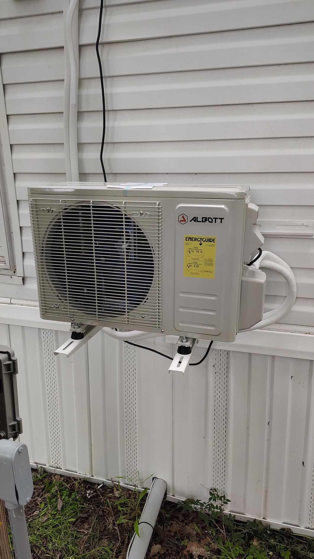 Albott Mini Split Air Conditioner and Heater, 12,000 BTU, SEER2 18, 115V Inverter Energy-Efficient AC with Self-Cleaning, Remote and APP Control, Easy Installation, Cools up to 750 Sq.Ft. customer photo 2