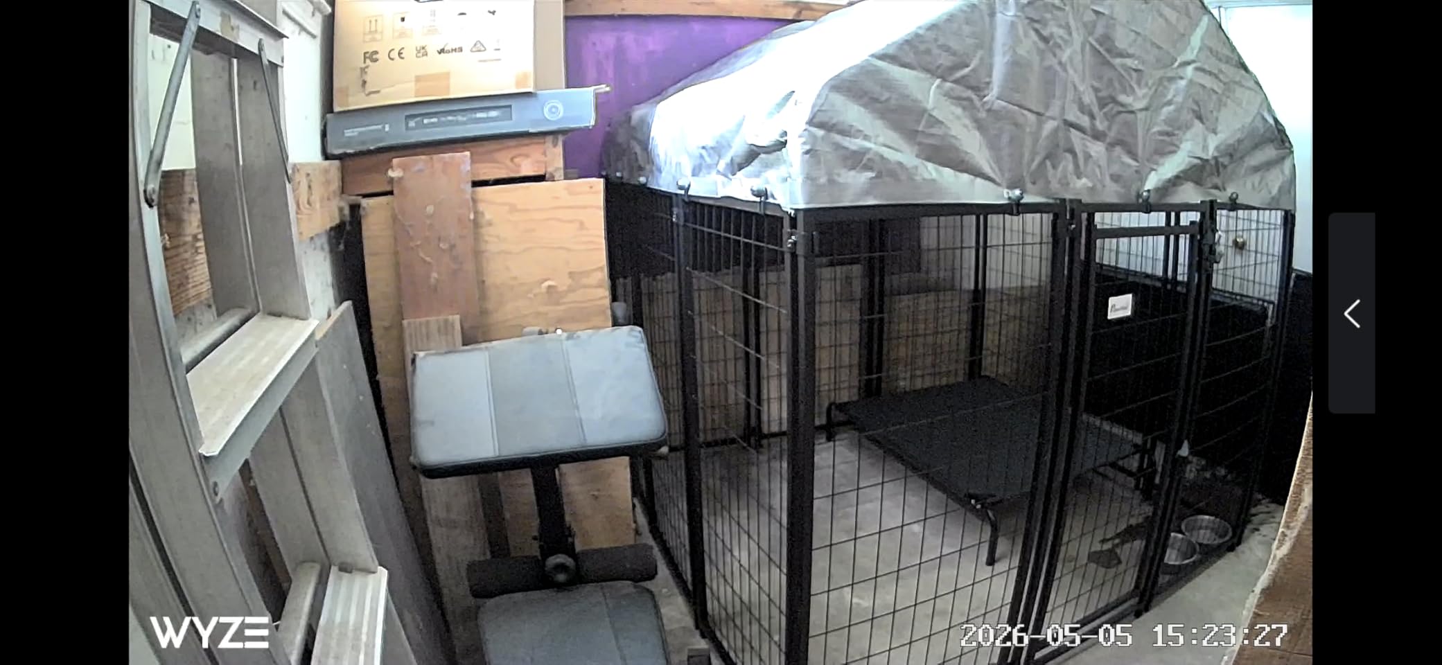 PawHut Outdoor Dog Kennel with Roof, 8' x 8' x 6' Heavy Duty Welded Wire Dog Playpen Enclosure with Escape-Proof Lock, UV-Resistant & Waterproof Cover, for Large Dogs, Chickens, Ducks, Silver customer photo 1