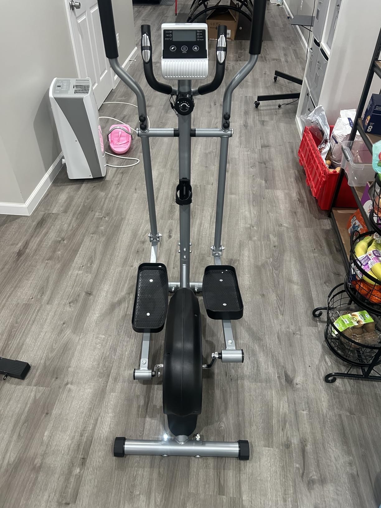 THERUN Elliptical Exercise Machine, Ultra-Quiet Elliptical Machine for Home, 13.2LBS Flywheel Elliptical Trainer, 16 Resistance Levels Elliptical Training Machines w/Pulse Sensor, LCD Monitor customer photo 1