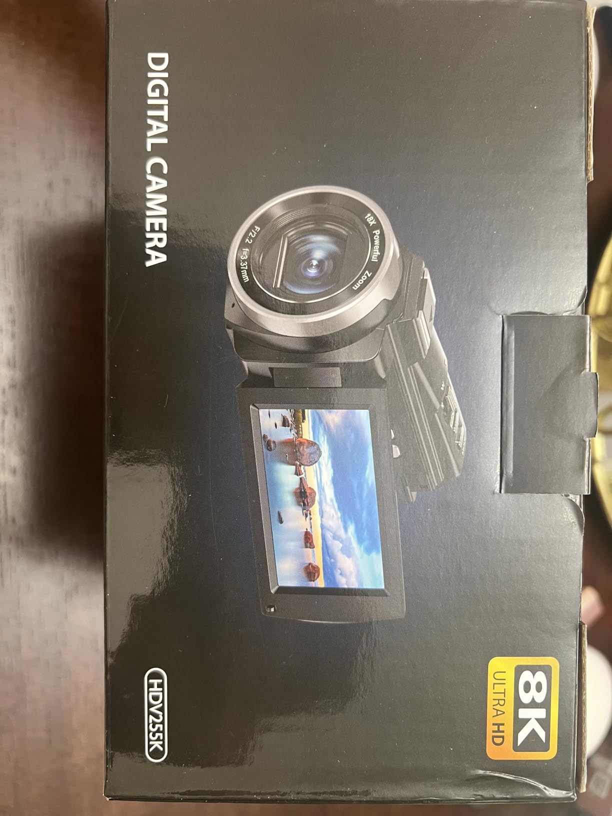 8K Video Camera 88MP UHD WiFi Vlogging Cameras for YouTube 18X Digital Zoom IR Night Vision 3.0