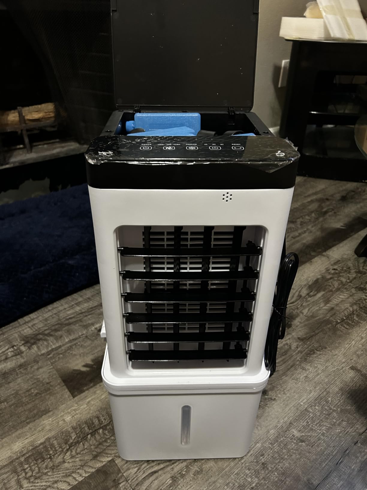 Portable Air Conditioners, Swamp Cooler Portable AC Unit with Removable 2.6 Gal Water Tank, Windowless Evaporative Air Cooler with 3 Speeds for Bedroom and Office, Fast Cooling Portable AC for Home Use customer photo 2