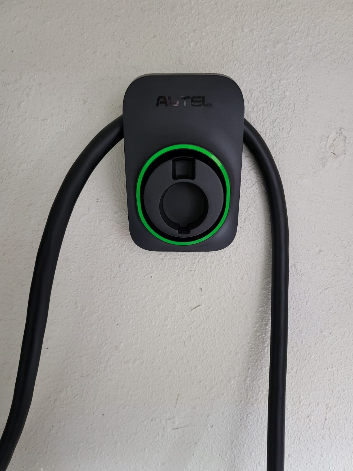 Autel Level 2 EV Charger up to 50Amp, 240V, Indoor/Outdoor Car Charging Station with J1772 Connector, Wi-Fi and Bluetooth Enabled EVSE, Hardwired, 25-Foot Cable with Separate Holster, Dark Gray customer photo 2