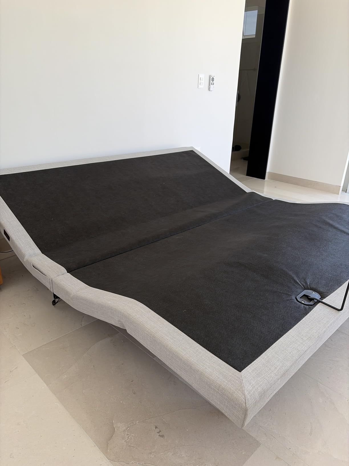 Premium Split King Adjustable Bed with 14 Inch Prime Gel Memory Foam Mattress, Massage, Zero Gravity, Anti-Snore, Programmable Memory Positions, USB, Underbed Lighting, Zero Clearance customer photo 2