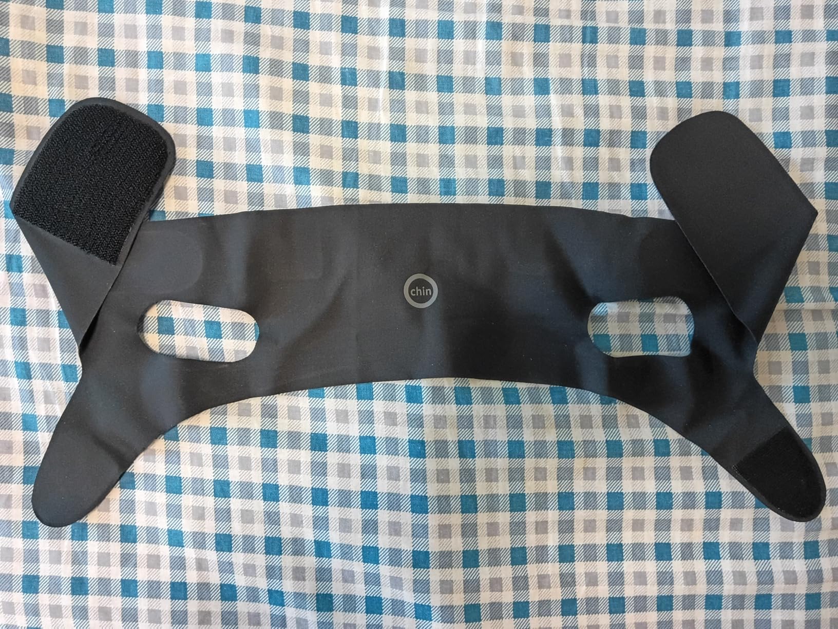 Chin Strap for Sleeping with 4-Side Adjustment, Anti Snoring Chin Strap Elasticity, Anti Snoring Devices Breathable and Durable, Comfortable Snore Stopper for Adults, Gray, M customer photo 1