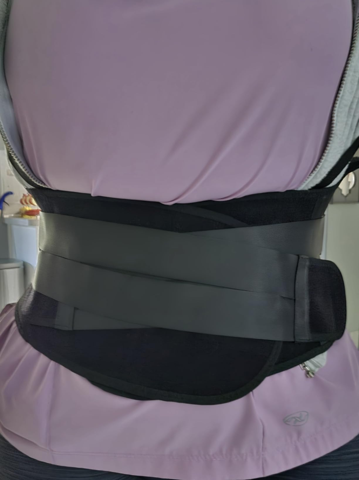 Posture Corrector for Women & Men, Back Brace Advanced Full Back Support for Upper & Lower Back Pain Relief, Spine, Neck, and Hump, X-Style Medical-Grade Lumbar Support System with Adjustable Shoulder Straightener and Breathable Design for Long Sitting and Exercise customer photo 2