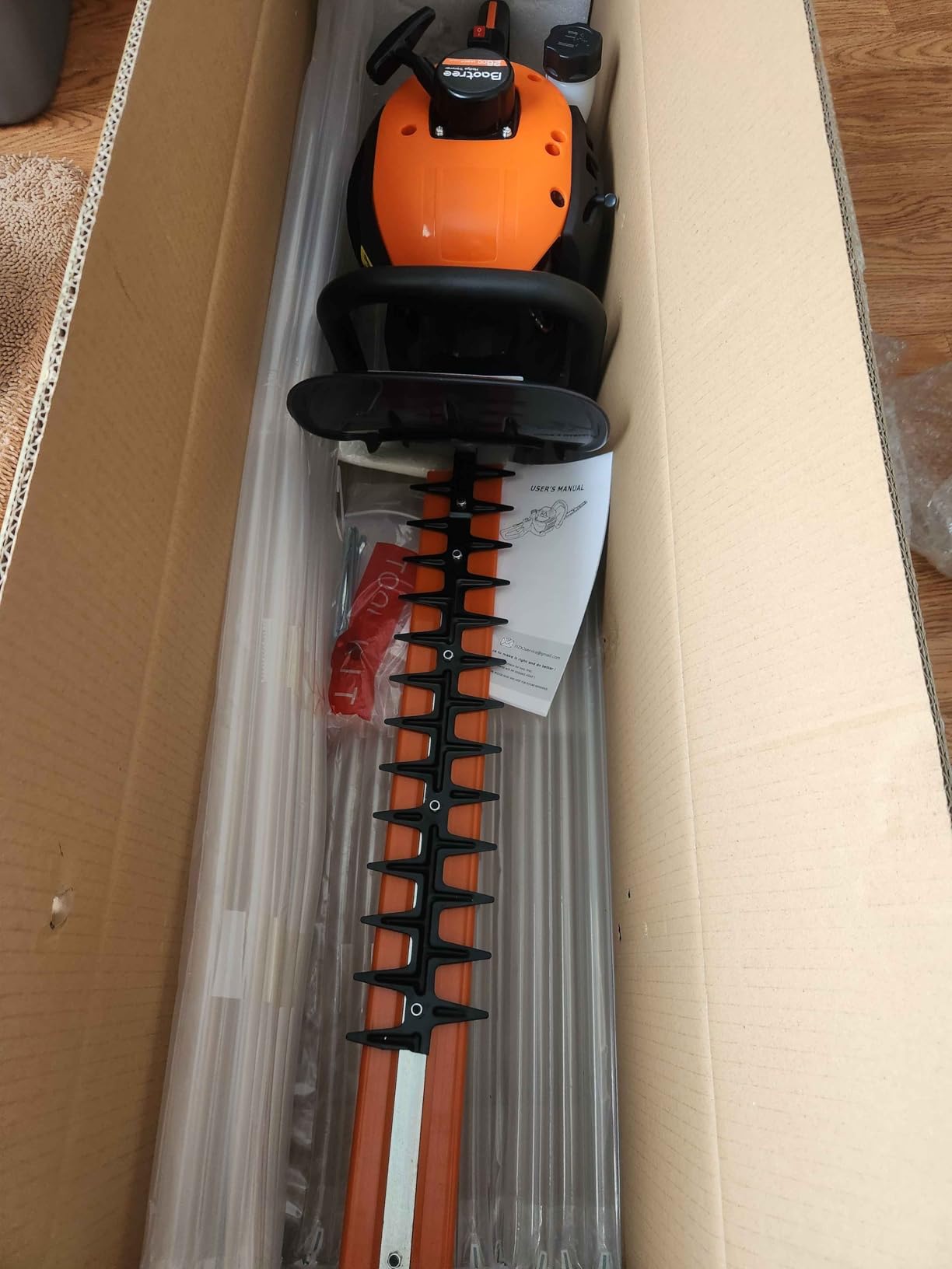 24-Inch 36cc 2 Cycle Gas Powered Dual Sided Hedge Trimmer customer photo 2