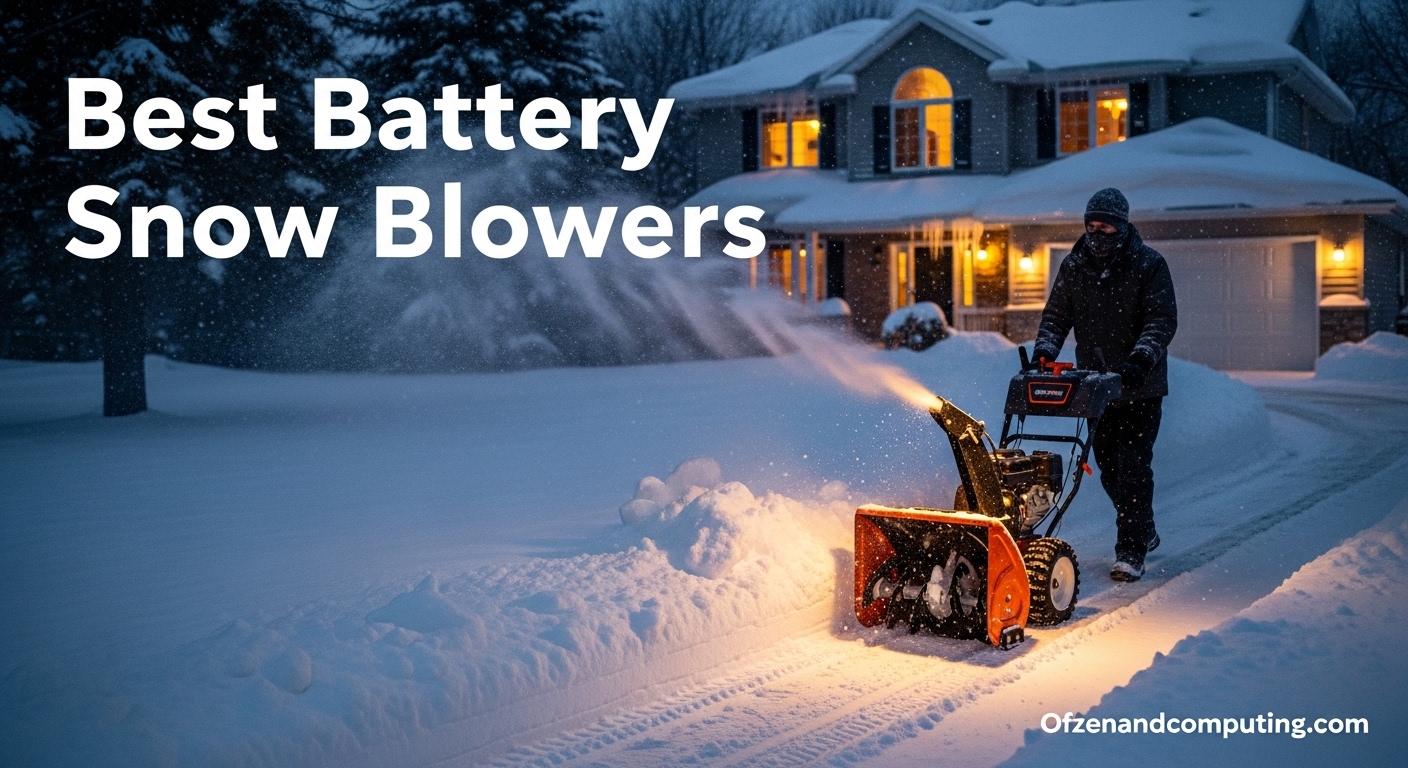 Best Battery Snow Blowers