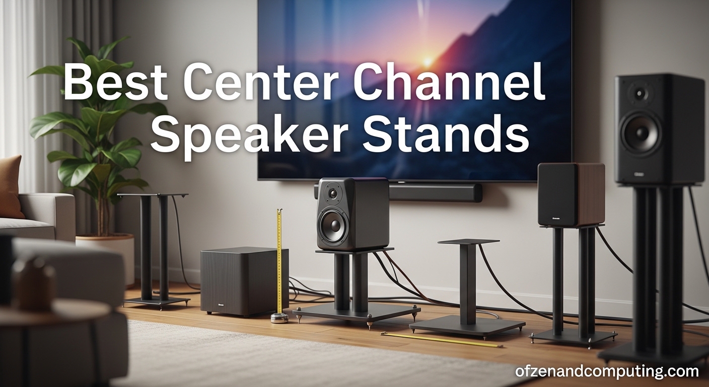 Best Center Channel Speaker Stands