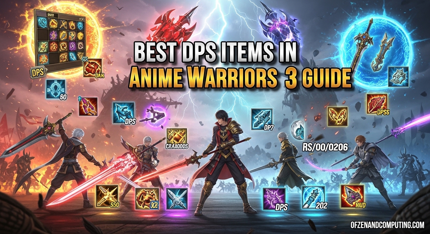 Best DPS Items in Anime Warriors 3 Guide