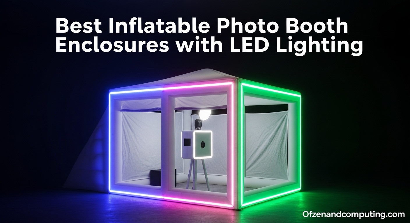 Best Inflatable Photo Booth Enclosures with LED Lighting