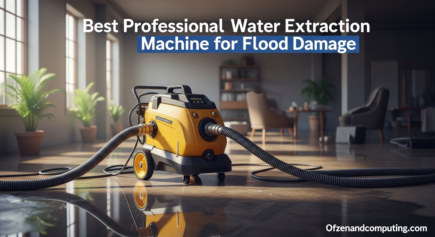 Best Professional Water Extraction Machine for Flood Damage
