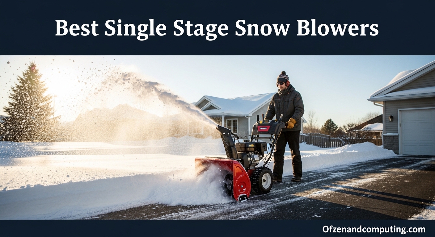 Best Single Stage Snow Blowers