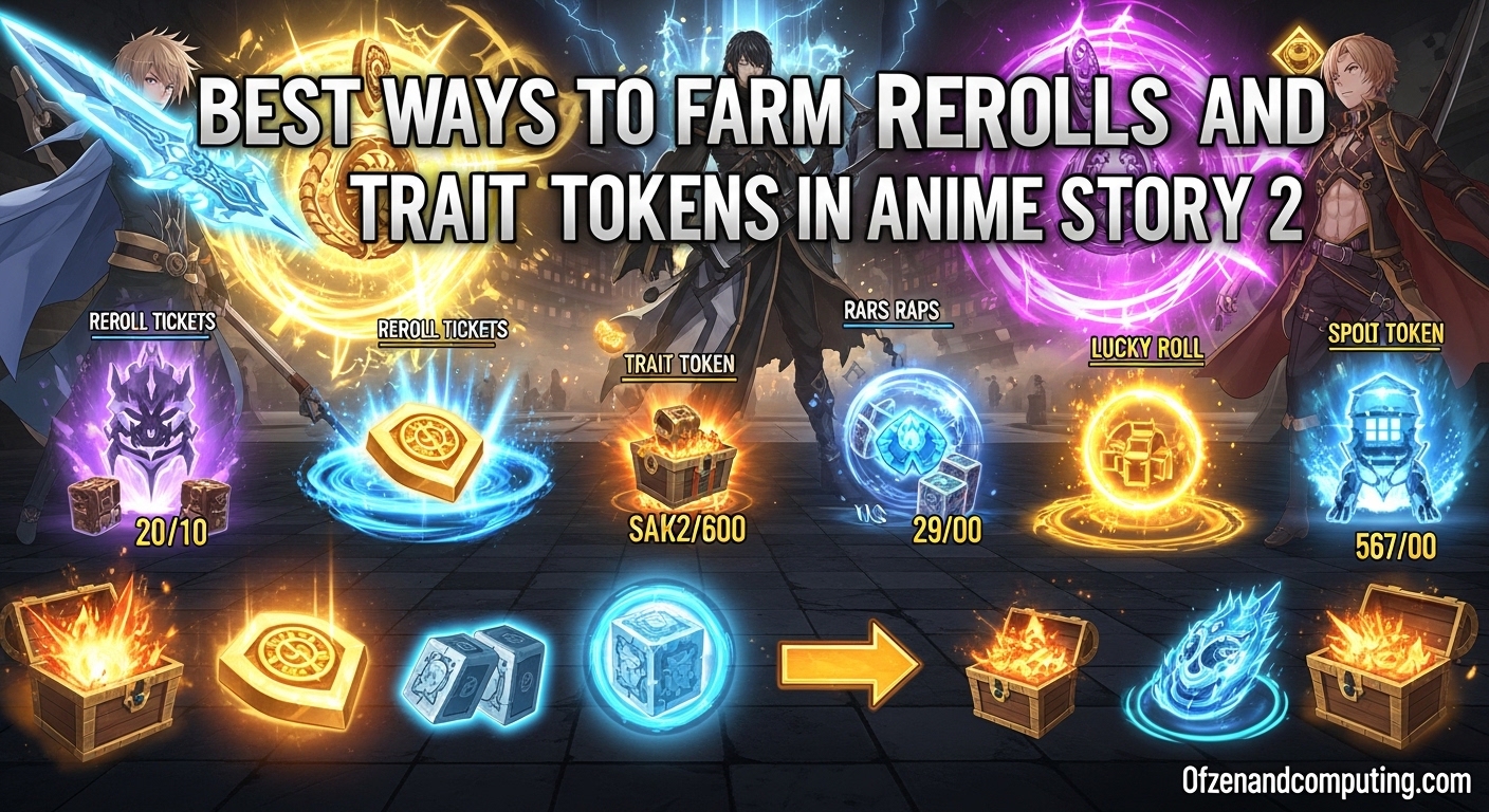 Best Ways to Farm Rerolls and Trait Tokens in Anime Story 2