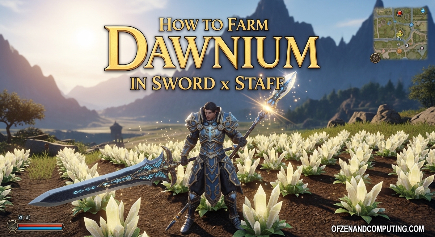 How to Farm Dawnium in Sword x Staff