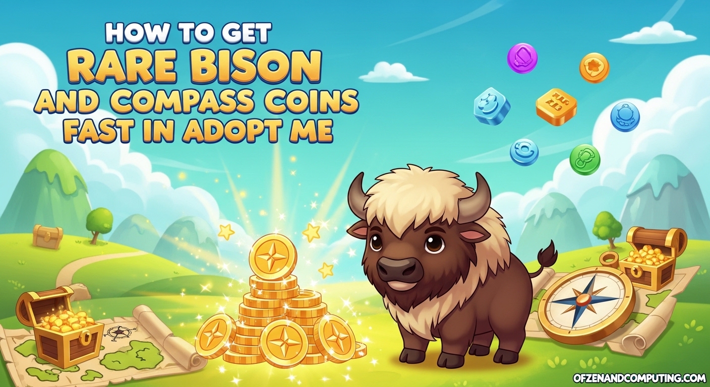 How to Get Rare Bison and Compass Coins Fast in Adopt Me