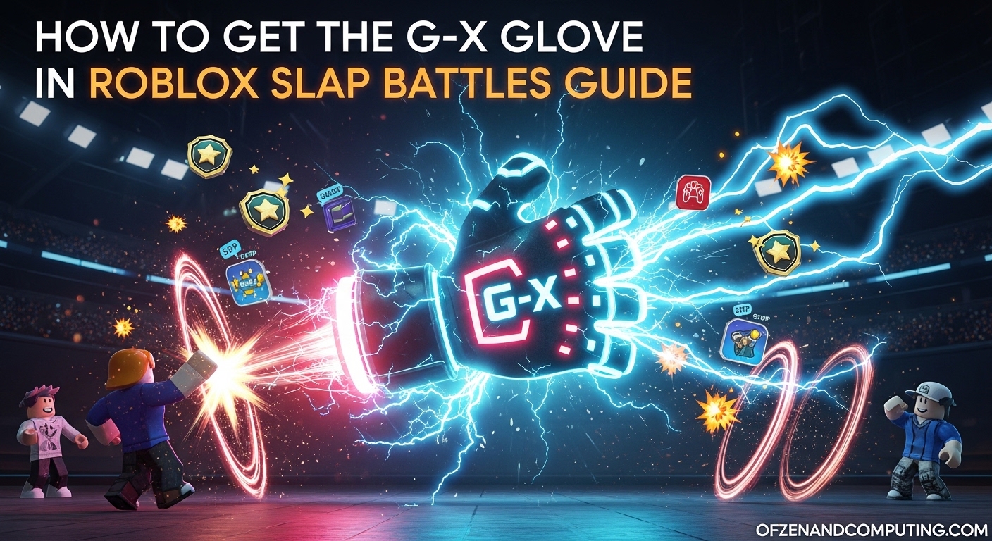 How to Get the G-X Glove in Roblox Slap Battles Guide