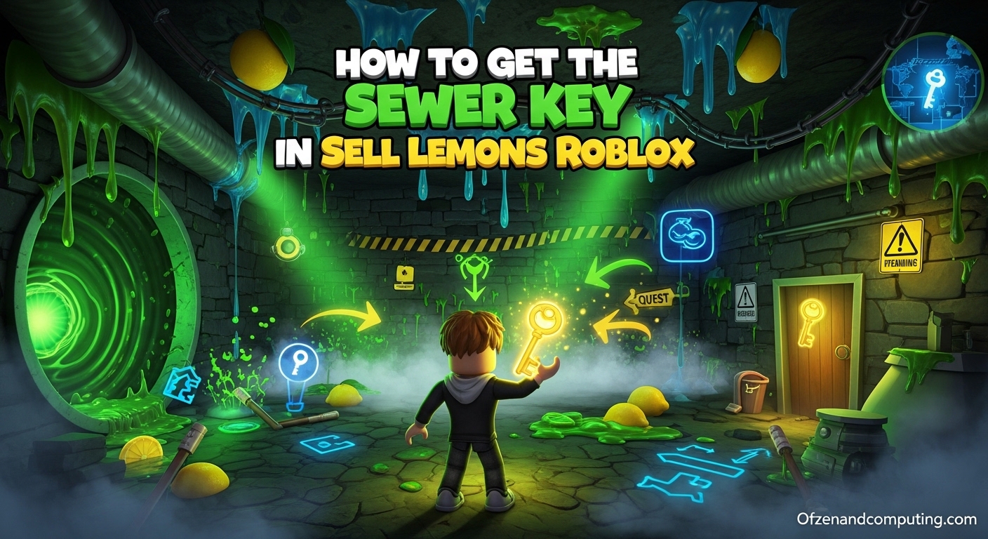 How to Get the Sewer Key in Sell Lemons Roblox