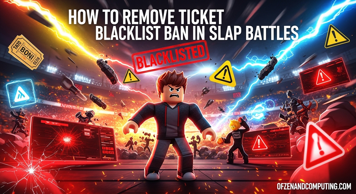 How to Remove Ticket Blacklist Ban in Slap Battles