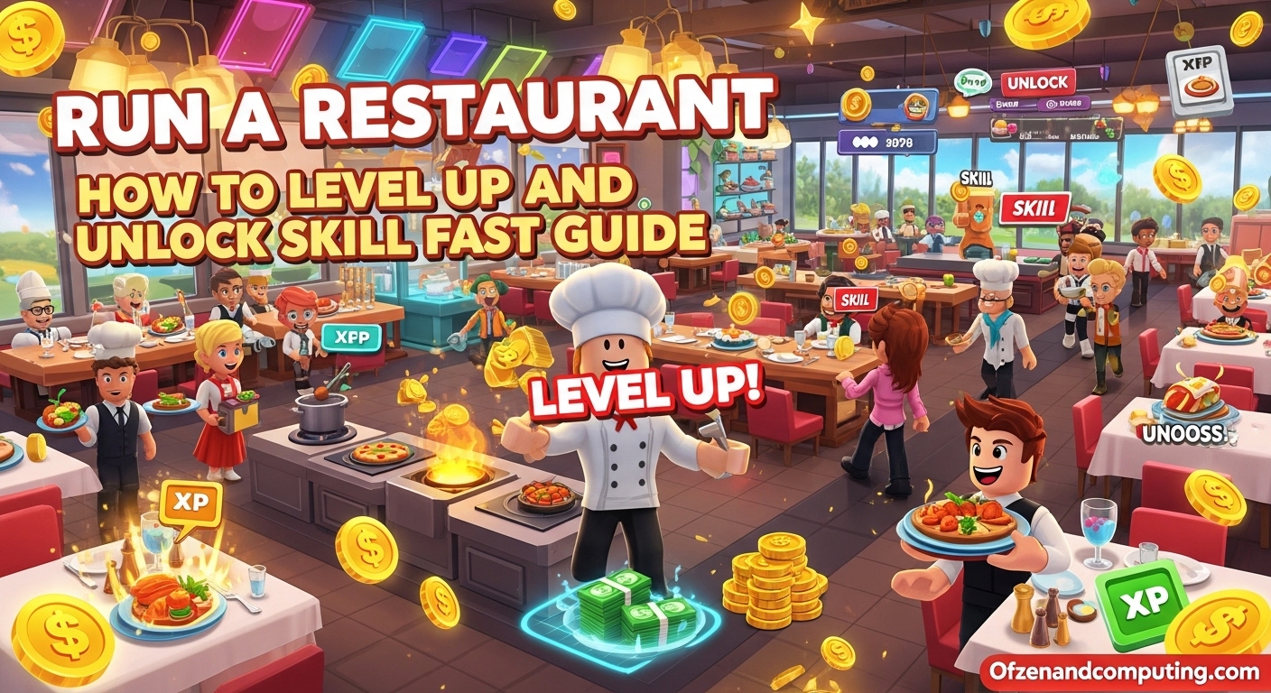 Run a Restaurant How to Level Up and Unlock Skill Fast Guide