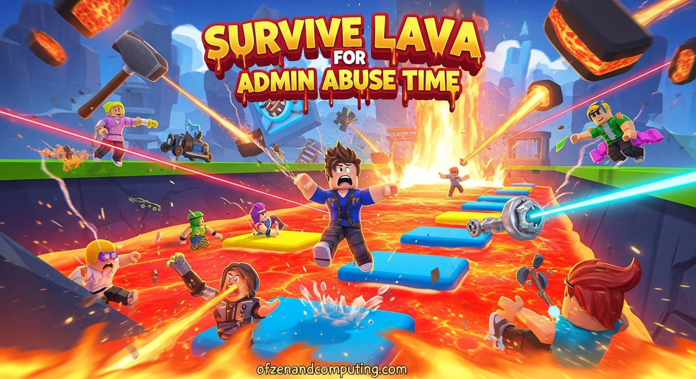 Survive LAVA for Brainrots Admin Abuse Time